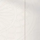 Kredens do salonu z białego Mdf z płaskorzeźbą Made in Italy - Stilea Viadurini