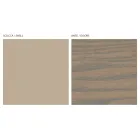 Kredens do salonu z 4 drzwiami w wykończeniu Cappuccino Made in Italy - Eda Viadurini