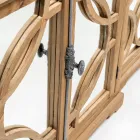 Komoda z postarzanej naturalnej sosny z lustrzanymi drzwiami - Agnone Viadurini