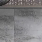 Nowoczesny kredens z trzema drzwiami w kolorze brązu lub szarej melaminy Made in Italy - Clemente Viadurini