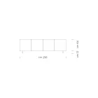 Nowoczesny kredens z fornirowanego drewna jesionowego Made in Italy - Galassia Viadurini