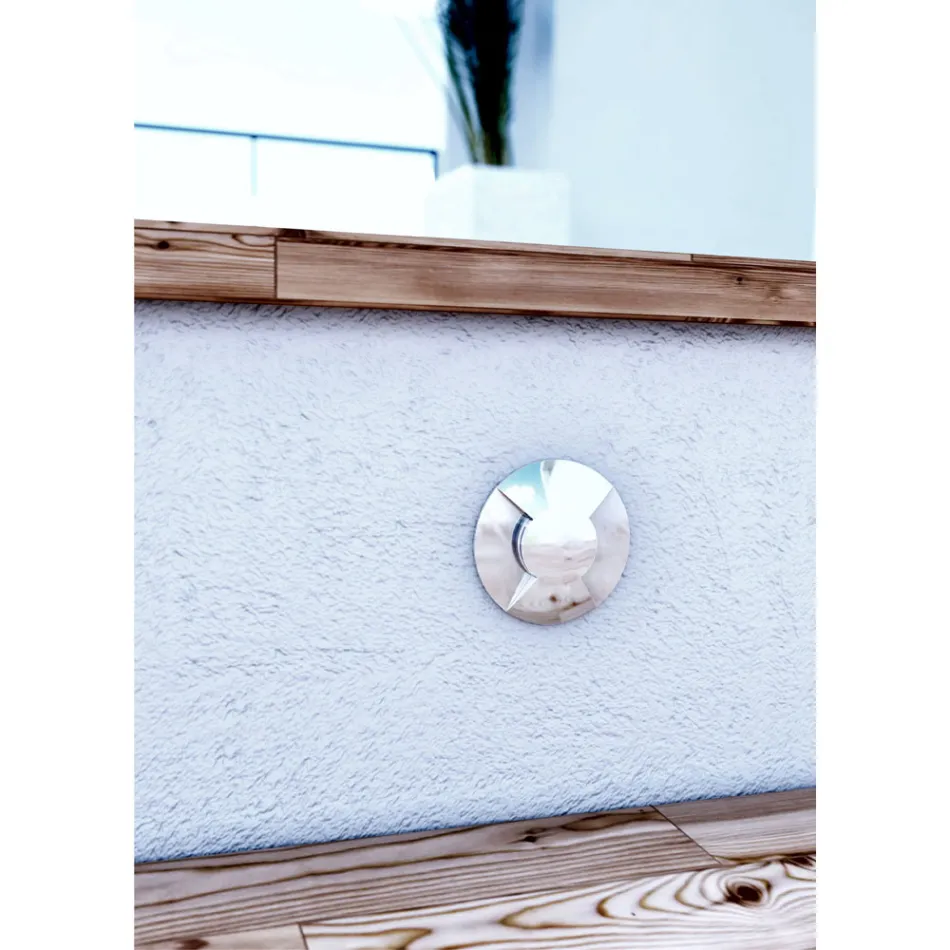 Marker Zewnętrzny Wpuszczany Reflektor LED ze Stali Nierdzewnej 4 Części - Romb Viadurini