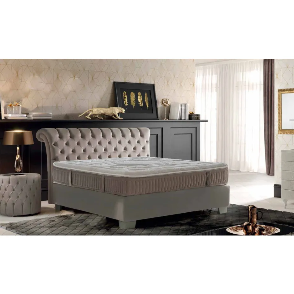 Półtora materaca w pamięci Vitaminic H 25cm Made in Italy - Orange Viadurini