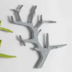 Półka ścienna z pleksi z haczykami na ubrania Made in Italy - Neon Viadurini