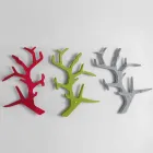 Półka ścienna z pleksi z haczykami na ubrania Made in Italy - Neon Viadurini