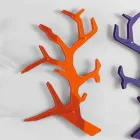 Półka ścienna z pleksi z haczykami na ubrania Made in Italy - Neon Viadurini