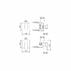 Bateria natryskowa z 5-drożnym przełącznikiem Made in Italy - Sika Viadurini