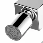 Nowoczesna jednouchwytowa bateria do bidetu z chromowanego metalu - Girino Viadurini