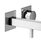 Jednouchwytowa bateria umywalkowa ścienna z mosiądzu - Erik Viadurini