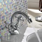 Vintage jednootworowa bateria bidetowa z mosiądzu Made in Italy - Elisea Viadurini