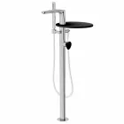 Nowoczesna bateria wannowa podłogowa Made in Italy - Palimio Viadurini