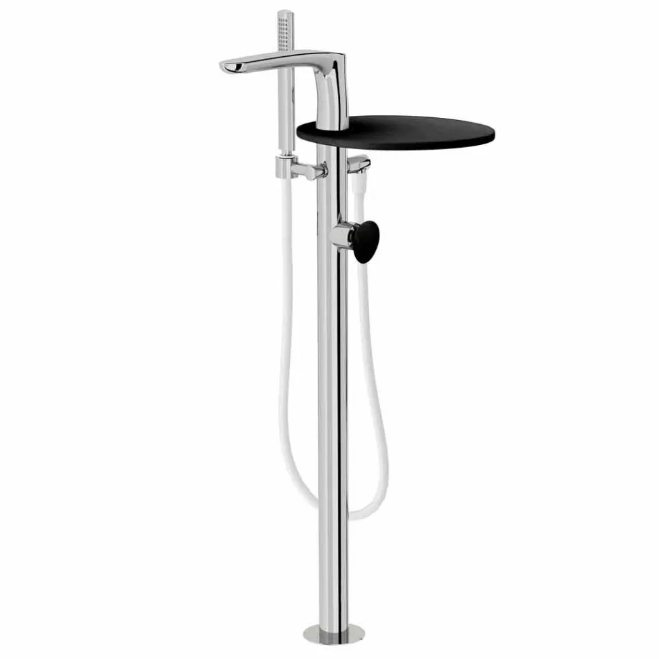 Nowoczesna bateria wannowa podłogowa Made in Italy - Palimio Viadurini