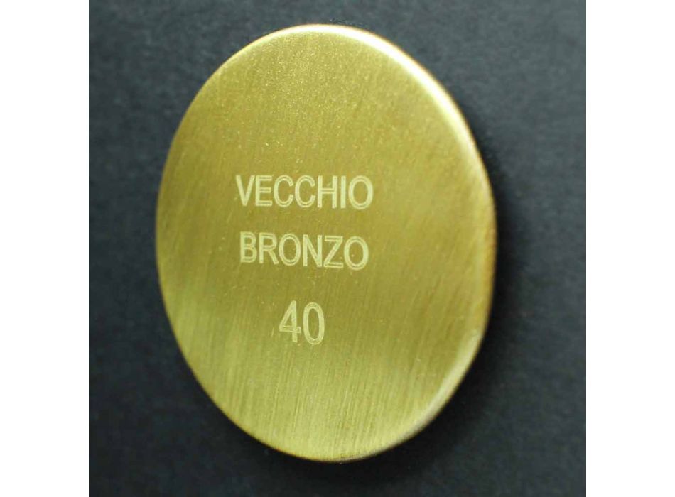 Designerska bateria do prysznica zewnętrznego z mosiądzu Made in Italy - Neno Viadurini