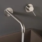 Wbudowana bateria zlewozmywakowa ze stali nierdzewnej AISI 316L - Artigli Viadurini