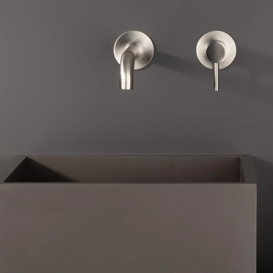 Wbudowana bateria zlewozmywakowa ze stali nierdzewnej AISI 316L - Artigli Viadurini