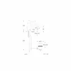 Made in Italy Designerska mosiężna bateria umywalkowa nablatowa - Binsu Viadurini