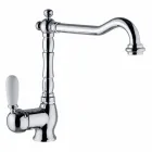 Klasyczna bateria zlewozmywakowa z mosiądzu Made in Italy - Adonis Viadurini