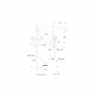 Jednotworowa bateria umywalkowa z chromowanego mosiądzu Made in Italy - Binsu Viadurini