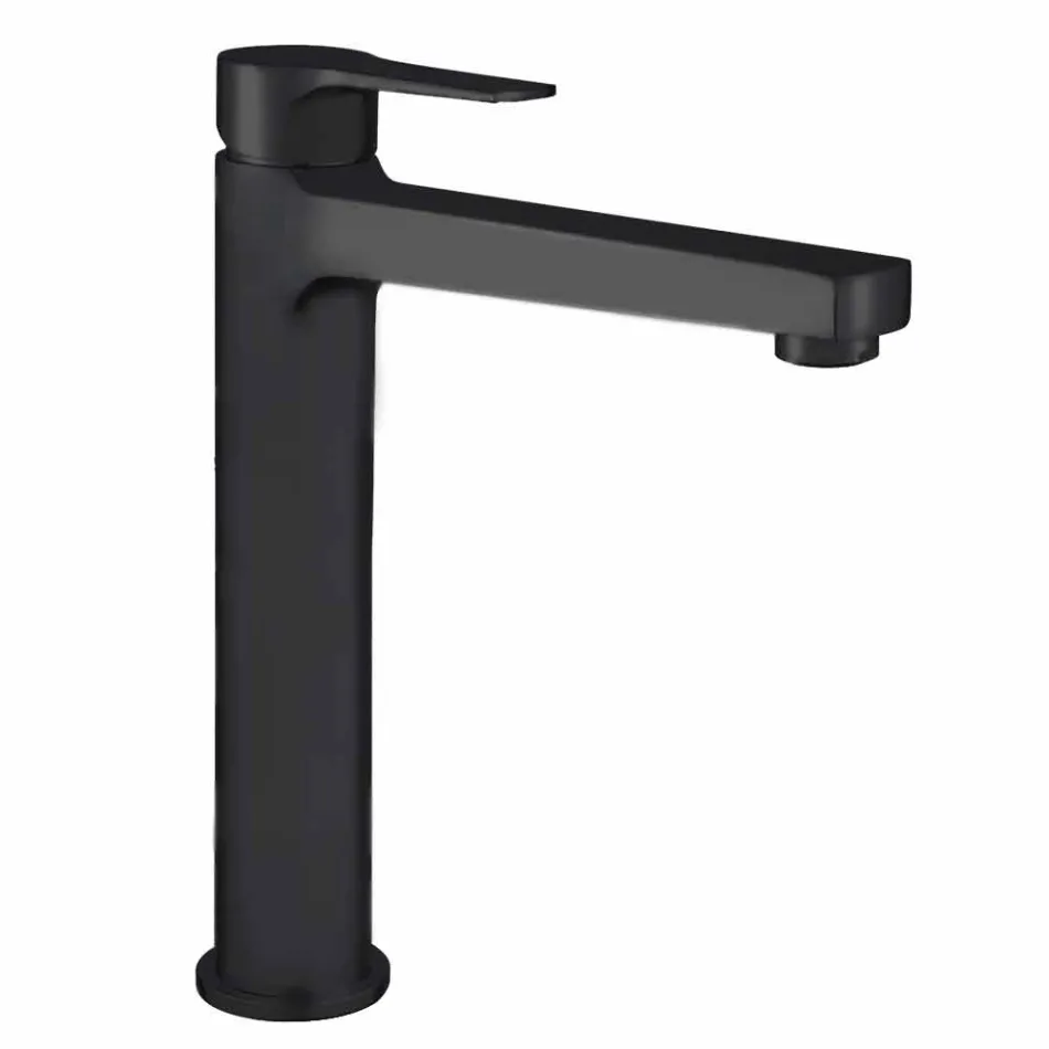 Mosiężna bateria umywalkowa przedłużona bez spustu Made in Italy - Sindra Viadurini