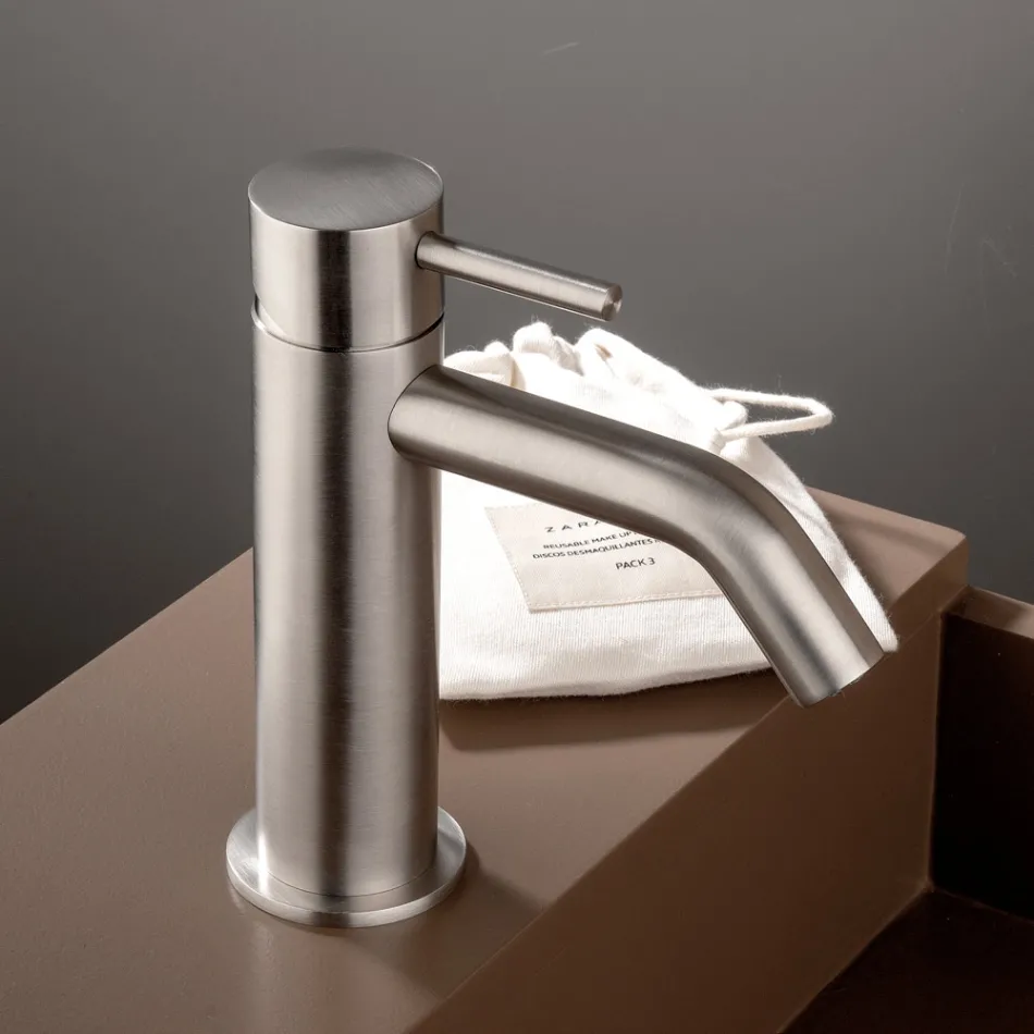 Stal nierdzewna AISI 316L Bateria zlewozmywakowa bezodpływowa - Artigli Viadurini