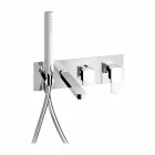 Nowoczesna bateria wannowa do zabudowy z mosiądzu Made in Italy - Sika Viadurini