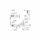 Made in Italy Design Bateria wannowa do zabudowy - Panela Viadurini