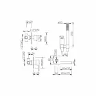 Made in Italy Design Wbudowana bateria wannowa - Bibo Viadurini