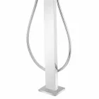 Nowoczesna bateria wannowa z prysznicem ręcznym i wężem elastycznym - Etto Viadurini