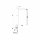 Przedłużona bateria umywalkowa bez odpływu Made in Italy - Medida Viadurini