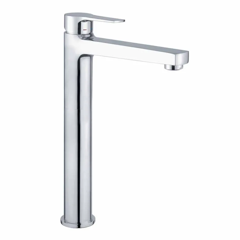 Przedłużona bateria umywalkowa z nowoczesnego mosiądzu Made in Italy - Sindra Viadurini