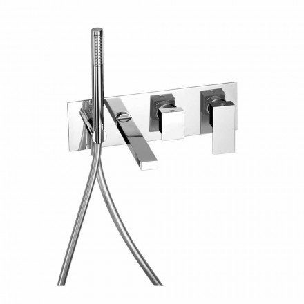 Bateria wannowa do zabudowy z przełącznikiem Made in Italy - Panela Viadurini