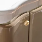 Szafka z dwojgiem drzwi i błyszczącym lakierowanym koszem Made in Italy - Candy Viadurini