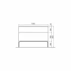 Szafka łazienkowa z umywalką z lakierowanego drewna 120x85x46cm Amber, wyprodukowana we Włoszech Viadurini