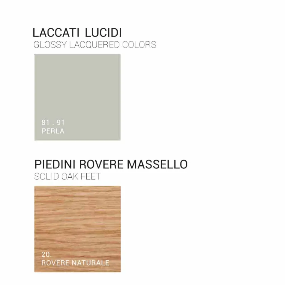 Szafka łazienkowa ze zintegrowanym nowoczesnym zlewozmywakiem Bursztyn, żywica i lakierowane drewno Viadurini