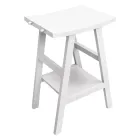 Zaprojektuj szafkę łazienkową z naturalnego drewna tekowego z matowym białym blatem i wspornikiem - Raomi Viadurini