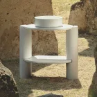 Ceramiczna szafka łazienkowa w różnych kolorach Made in Italy - Girl Viadurini