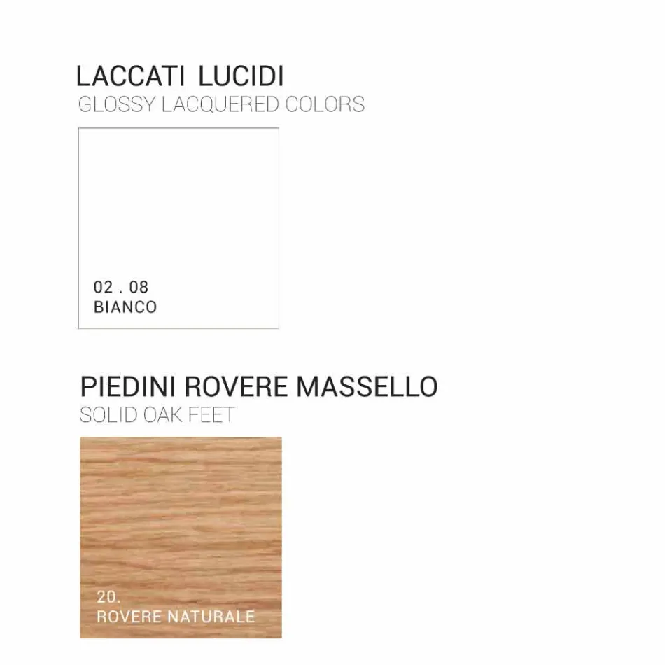 Nowoczesna szafka łazienkowa z 3 szufladami w kolorze bursztynu, lakierowana, wyprodukowana we Włoszech Viadurini