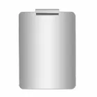 Nowoczesna podwieszana szafka łazienkowa z półką pod umywalkę i designerskim lustrem - Michele Viadurini