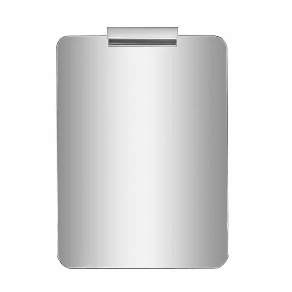 Nowoczesna podwieszana szafka łazienkowa z półką pod umywalkę i designerskim lustrem - Michele Viadurini