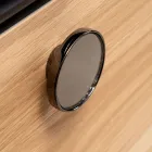 Szafka łazienkowa wisząca 100 cm ze szkła hartowanego o grubości 8 mm i dębu europejskiego – Excelsior Viadurini