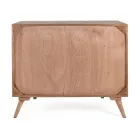 Drewniana Komoda Sheesham Design 3 Szuflady Homemotion - Fregene Viadurini