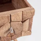 Drewniana Komoda Sheesham Design 3 Szuflady Homemotion - Fregene Viadurini