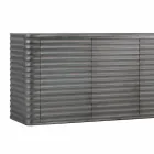 Szafka z 4 drzwiami z formowanego drewna, L230xP49 cm, Dana Viadurini