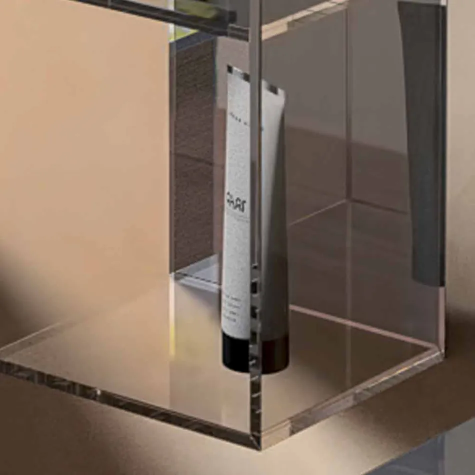 Nowoczesny, 3-częściowy schowek, L180xH900 mm, Adelia Viadurini