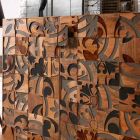Szafka designerska z dwoma drzwiami z drewna mango, Cellara Viadurini