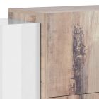 Kredens do salonu 6 drzwi drewnianych Design 3 wykończenia - Terenzio Viadurini