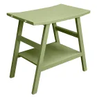 Nowoczesna szafka łazienkowa z zieloną półką i wieszakami na ręczniki - Crina Viadurini