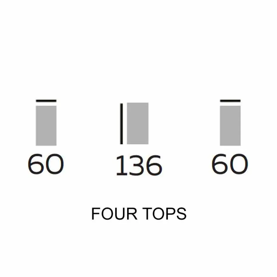 Zaprojektuj meble z drewna z okrągłymi półkami z gresu Made in Italy - Aspide Viadurini