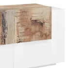 Meble do salonu 2 drzwi i 2 drzwi z drewna 2 wykończenia - Theresse Viadurini