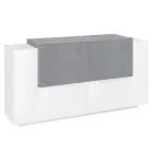 Meble do salonu 2 drzwi i 2 drzwi z drewna 2 wykończenia - Theresse Viadurini